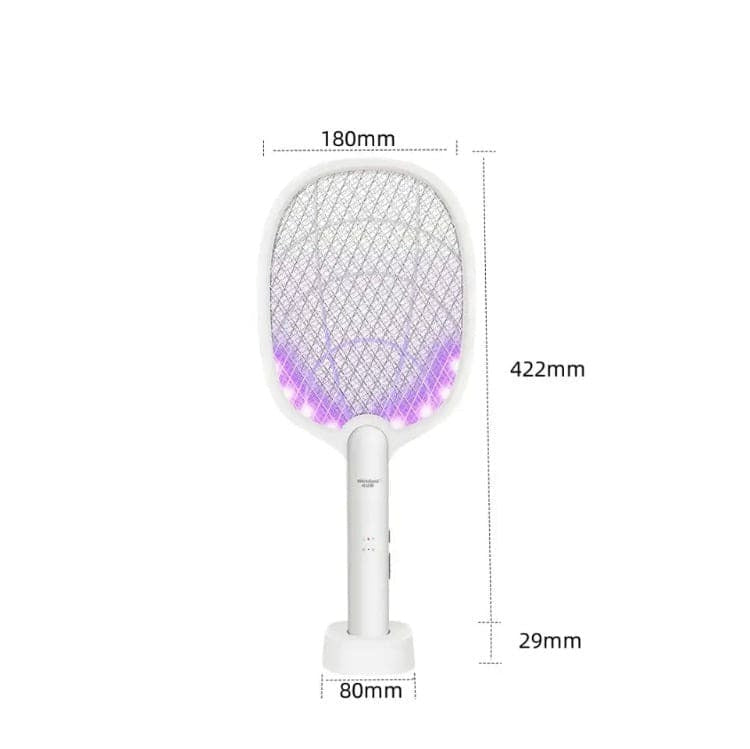 2 in 1 Electric Mosquito Racket with Rechargeable Battery