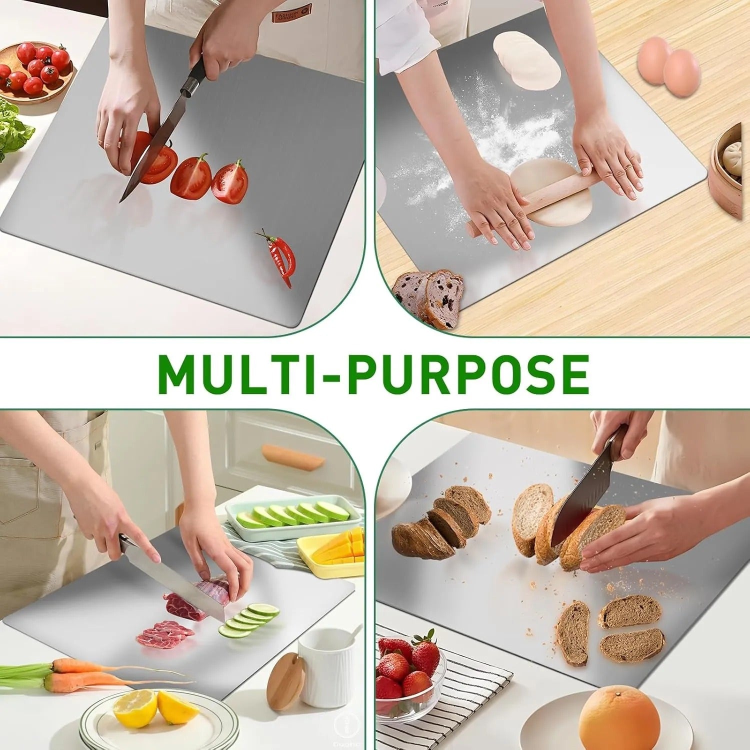 Stainless Steel Cutting Board Large Size