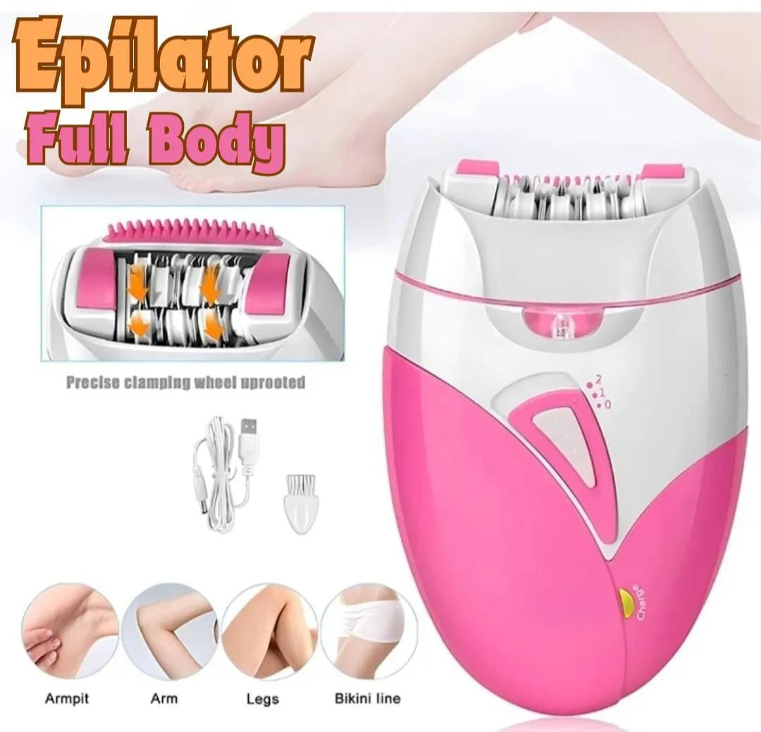 Kemei Ladies Epilator  Portable Hair Removal Machine for Smooth & Silky Skin