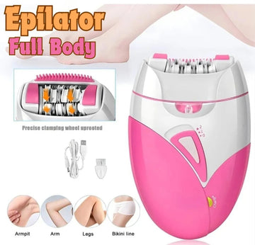 Kemei Ladies Epilator  Portable Hair Removal Machine for Smooth & Silky Skin