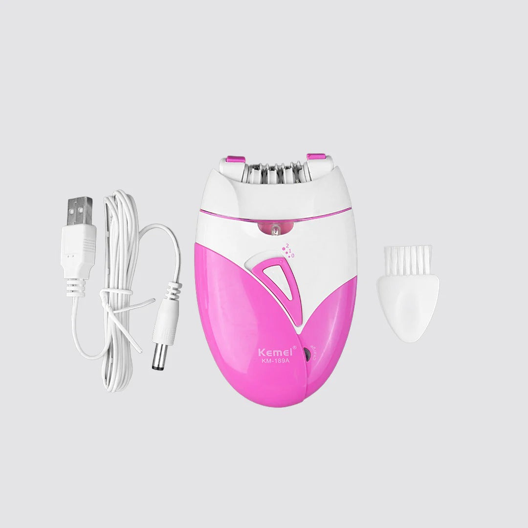 Kemei Ladies Epilator  Portable Hair Removal Machine for Smooth & Silky Skin