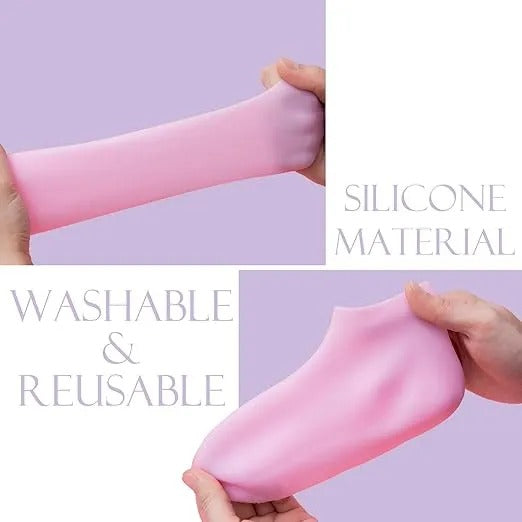Silicone Moisturizing Gel Heel Socks for Cracked Heels