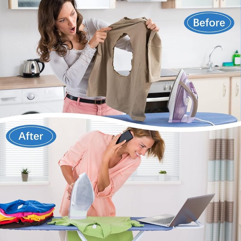 Teflon Iron Cover Protector – Heat Resistant Non-Stick Fabric Safety Cover