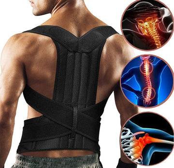 Posture Corrector Belt & Back Support – Back Pain Relief Shoulder & Spine Support Belt for Men & Women