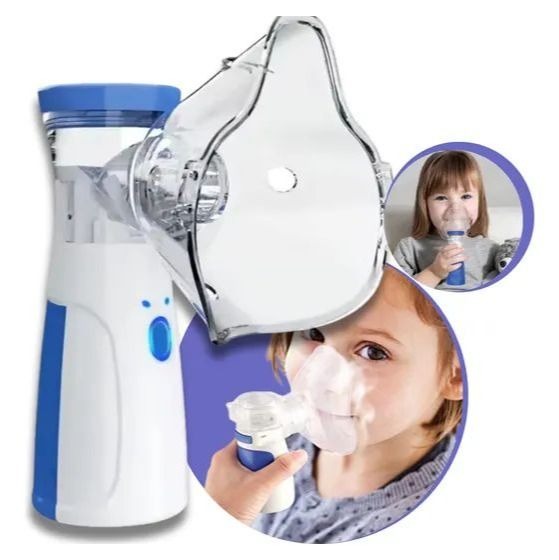 Mesh Portable Nebulizer Machine with Mask for Kids & Adults