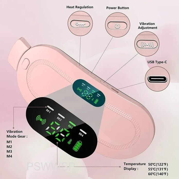 Electric Period Cramp Relief Belt for Women
