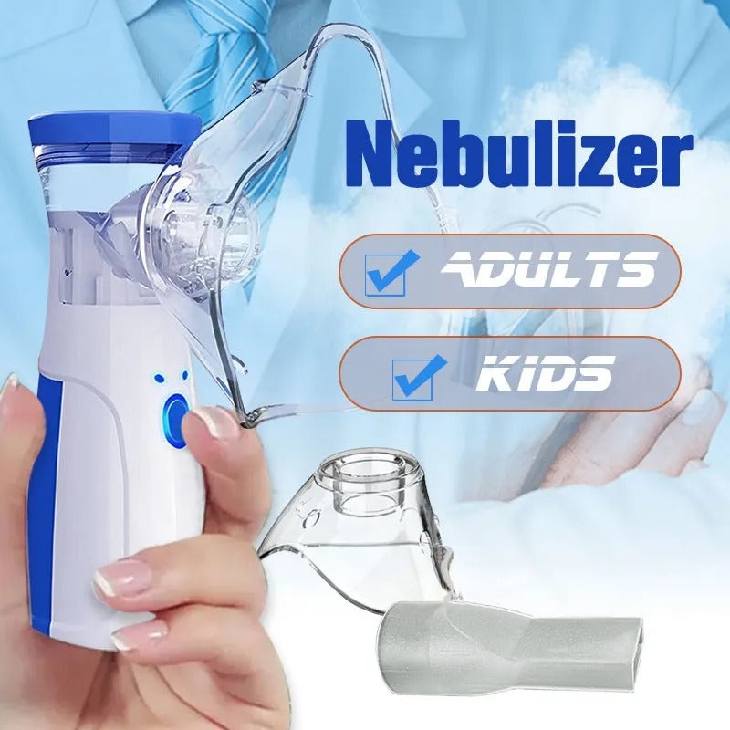 Mesh Portable Nebulizer Machine with Mask for Kids & Adults