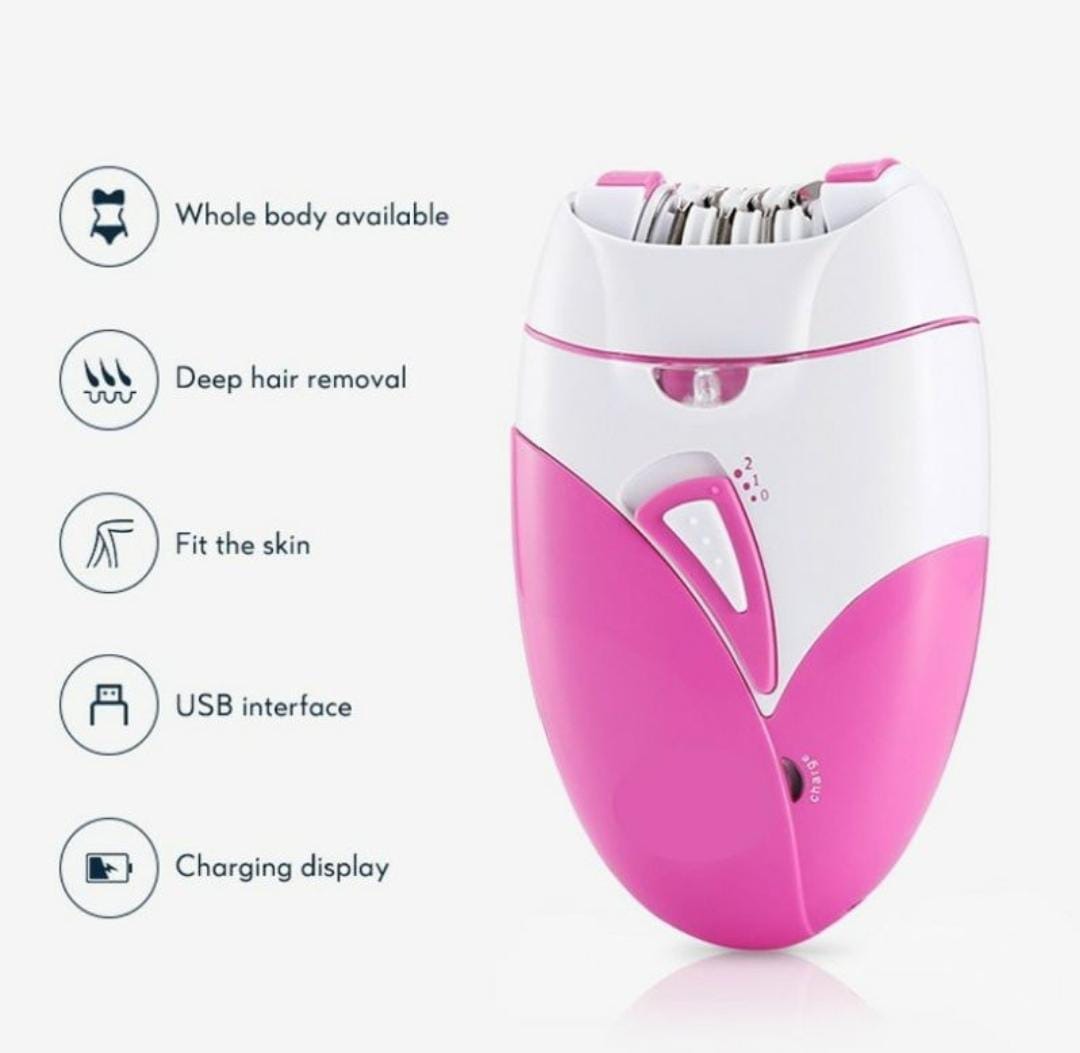 Kemei Ladies Epilator  Portable Hair Removal Machine for Smooth & Silky Skin