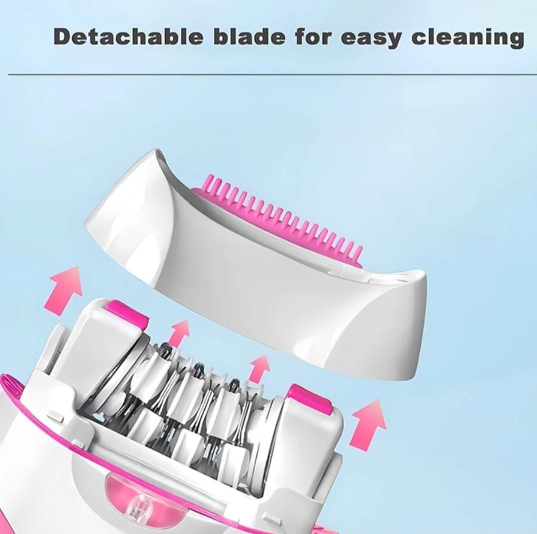 Kemei Ladies Epilator  Portable Hair Removal Machine for Smooth & Silky Skin