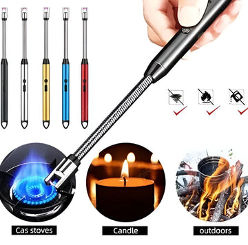 Rechargeable Electric USB Lighter with Long Neck & LED Indicator
