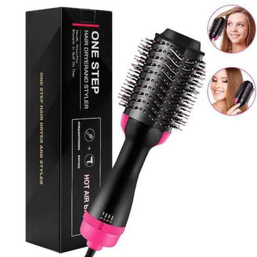 One Step 3-in-1 Hair Dryer Straightener Curler & Volumizer for Women  Hot Air Hair Styling Brush