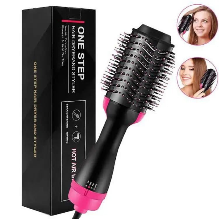 One Step 3-in-1 Hair Dryer Straightener Curler & Volumizer for Women  Hot Air Hair Styling Brush