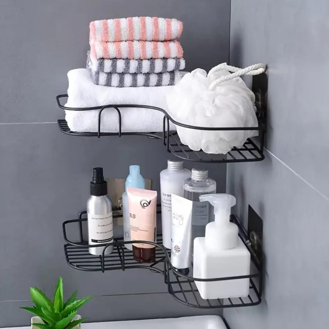 Bathroom Corner Rack Storage Shelves