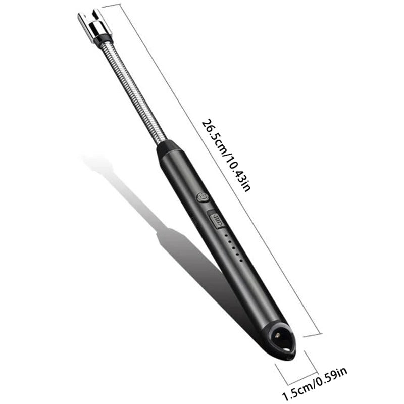 Rechargeable Electric USB Lighter with Long Neck & LED Indicator